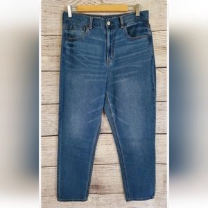 American Eagle Medium Wash Mom Jeans Size 10 Short